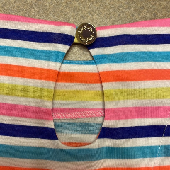 NWOT Lilly Pulitzer Waverly Top in Island Stripe - Picture 4 of 4